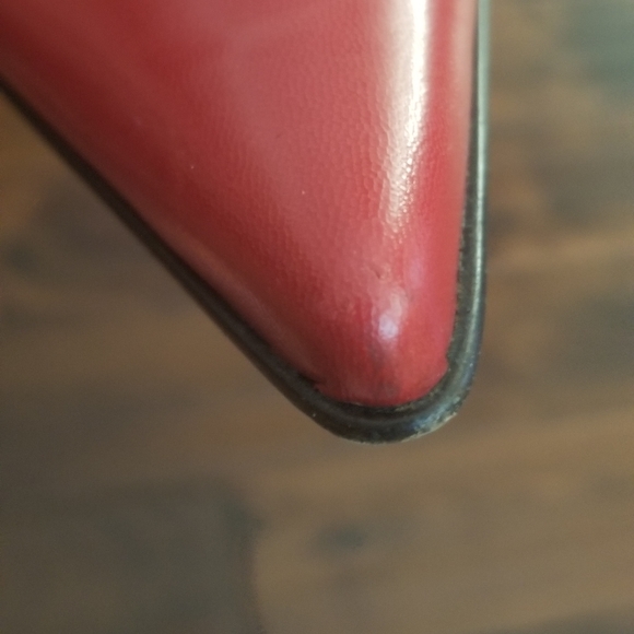 FABIO RUSCONI Red Leather Pointy Toe Pump - Size 5 - Picture 8 of 11